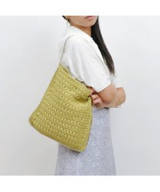 UNBILLION cachecache チェーンかがり横編みワンショルダー