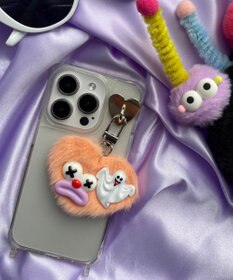 WEGO ミニハートピエロモンスターぬいぐるみキーホルダー