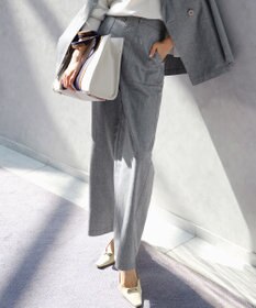 23区 スラブツイルストレッチ ベイカーパンツ ネイビー