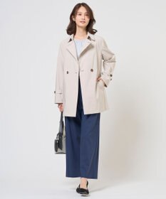J.PRESS LADIES ストライプジャカード ラウンドネック カットソー