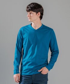 JOSEPH HOMME スビンソフトジャージー　Vネック長袖カットソー