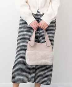 INTER-CHAUSSURES 【RIPANI】ムートンコンビハンドバッグ