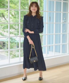 Feroux 【洗える】プリーツ ワンピース