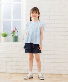 組曲 KIDS 【110-140㎝】レースペプラム ブラウス