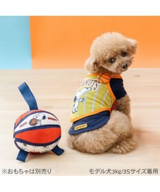 PET PARADISE スヌーピー バスケット Ｔシャツ 接触冷感《イエロー》 小型犬