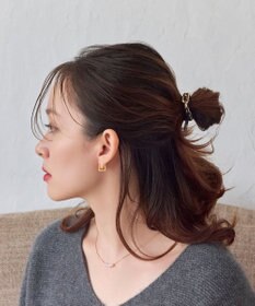 Phoebe 2wayツイストメタルヘアブレス　ネイビー