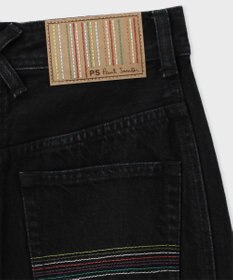 Paul Smith ブラック デニム ロング スカート