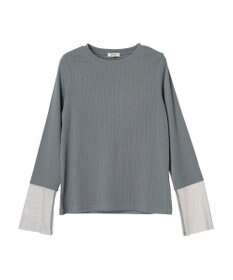 earth music&ecology 袖シアープルオーバー