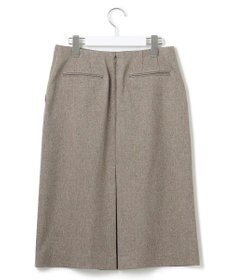 23区 【洗える】ウールライクカルゼ タイト スカート