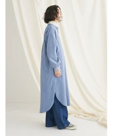 CRAFT STANDARD BOUTIQUE コーデュロイリブ付きワンピース