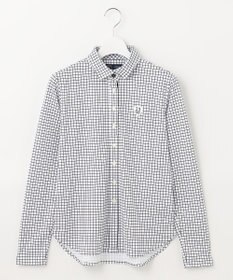 23区GOLF 【WOMEN】【吸水速乾】グラフ柄 長袖シャツ