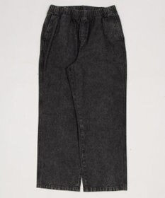 WEGO 【ユニセックス着用ITEM/ウエストゴム】ユルフィットデニムイージーパンツ