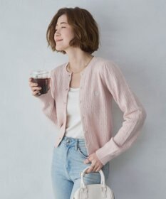 WEGO 【26年春新作】別注USPOLOケーブルニットカーデ