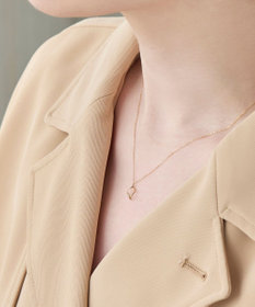 Phoebe 【K10】リーフィーダイヤモンドネックレス/全長:40cm