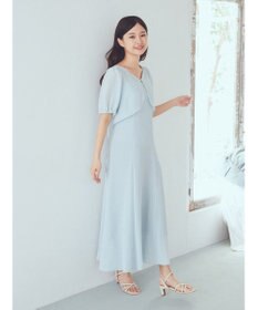 earth music&ecology ＳＥＴ２点パフスリーブブラウス＋キャミワンピース