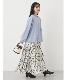 earth music&ecology サイドボタンダンボールプルオーバー