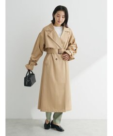 Green Parks ・Ｐｅｔｉｔ　Ｆｌｅｕｒボリュームスリーブトレンチコート