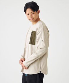 SHARE PARK MENS 【UVカット・吸水速乾・ストレッチ・軽量 】ＺＩＰポケットＴシャツ（L・XLサイズ）