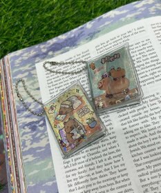 WEGO ボールチェーン付きカピバラステッカーメモ