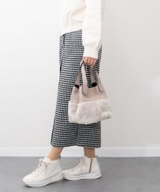 INTER-CHAUSSURES 【RIPANI】ムートンコンビハンドバッグ