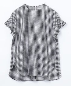 ANY 【洗える】ライトリネンクロスフレアスリーブ ブラウス