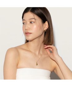 blancotokyo 【金属アレルギー対応】ニュアンスフープピアス Almond