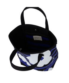 tsumori chisato CARRY フラワーボーダー ハンドバッグ 手提げ 花柄 ボーダー