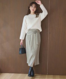 Feroux 【洗える】片畦プルオーバーニット