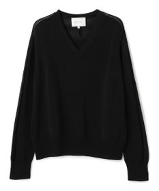 BEIGE， ARSENOPY / コットンドライタッチ Vネックニット