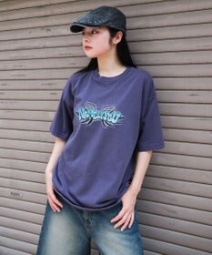 WEGO 【ユニセックス着用ITEM/MLサイズ展開】コンパクトフィットピグメントグラフィックT（SS）