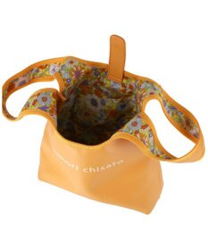 tsumori chisato CARRY リバーシブルラム レジレザーバッグ ハンドバッグ 手提げバッグ Lサイズ