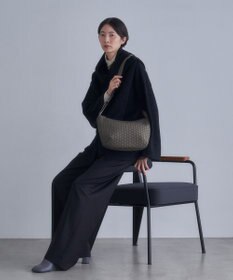 MIYABIYA LAQUOH【撥水加工】篭目柄エンボスボンディングショルダー