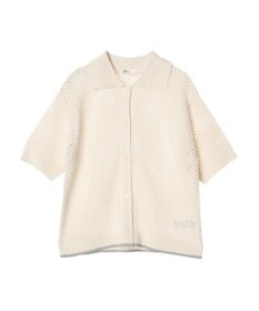 CRAFT STANDARD BOUTIQUE 配色メッシュニットカーディガン