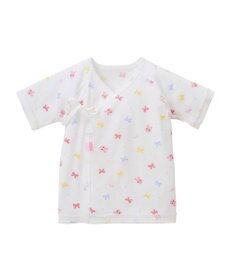 MIKI HOUSE HOT BISCUITS 【50-60cm】 フライス総柄短肌着