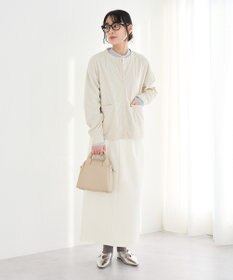 CRAFT STANDARD BOUTIQUE リングドットボタンカーディガン