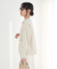 CRAFT STANDARD BOUTIQUE リングドットボタンカーディガン