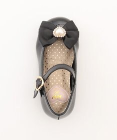 ANY KIDS エナメルヒールパンプス