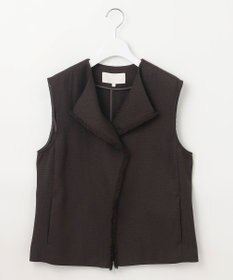 自由区 S 【カタログ掲載・セットアップ対応・接触冷感・UVカット・洗える】ライトバスケットクロス ジレ