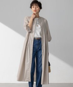 23区 L 【洗える】ラスターローン フロントタック ワンピース