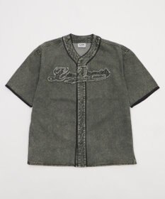 WEGO 【ユニセックス着用ITEM】ベースボールデニムグラフィックシャツ（SS）