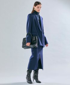 BEIGE， 【VERY NaVY12月号掲載】BUNNELL / ウールハイウエストタブボタンスカート