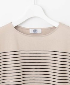 J.PRESS LADIES パネルボーダー ドルマン カットソー