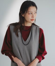 ANY SIS S ビューティサーモ2WAYストレッチ ジャンパースカート