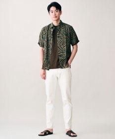 JOSEPH ABBOUD 【オリジナルジャージ生地/サラリ清涼/上質感】コンパクトブロックリンクス ドレス Ｔシャツ