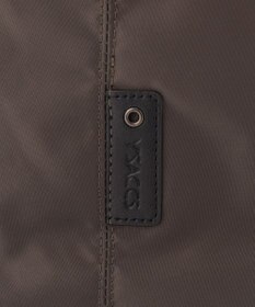 Y'SACCS 【CORDURA×リサイクルレザー】ラウンドフラップリュック