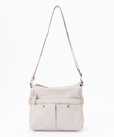 LA BAGAGERIE モノグラム　スクエアナイロンショルダー　Sサイズ