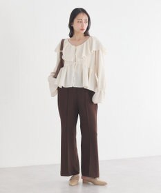 earth music&ecology センターシームフレアパンツ