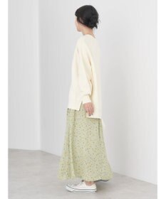 earth music&ecology キンモクセイ柄フレアスカート