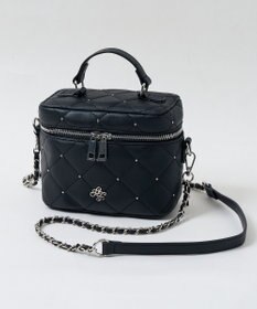 WEGO メタルパーツキルティングバニティショルダー