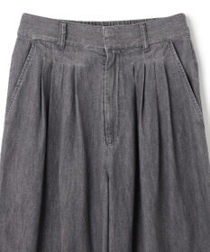 uncrave ライトデニム ワイドパンツ